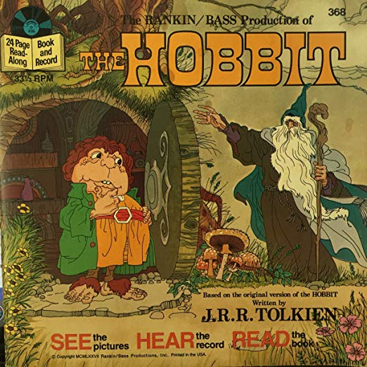 The Hobbit See, Hear, Read 24 page Read-Along Book and Record
