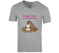 Load image into Gallery viewer, French Proverb Bird Hoodie
