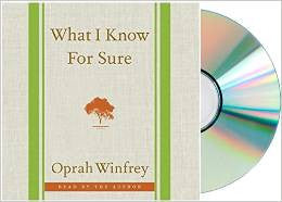 What I Know For Sure Audio CD  by Oprah Winfrey unabridged