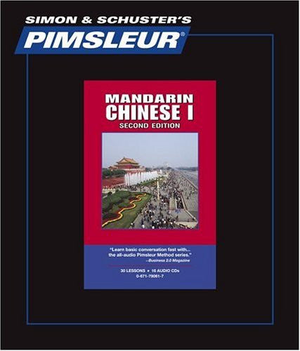 Mandarin Chinese Pimsleur Levels 1,2,3,4 CD