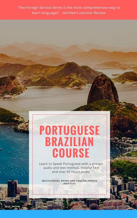 Learn Brazilian Portuguese Foreign Service CD/Book set