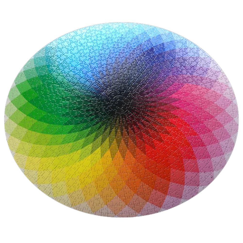 1000 Pcs Rainbow Geometrical Jigsaw Puzzle
