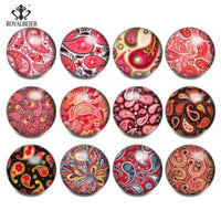 Load image into Gallery viewer, 12pcs/lot Black&amp;White Theme Paisley Element Pattern 18mm - TigerSo
