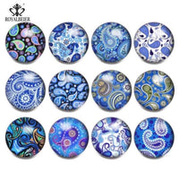 Load image into Gallery viewer, 12pcs/lot Black&amp;White Theme Paisley Element Pattern 18mm - TigerSo
