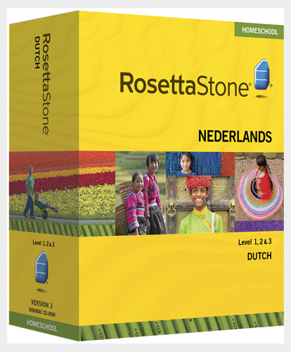 Rosetta Stone® 1 2 &3 DUTCH (Nederlands) HOMESCHOOL with