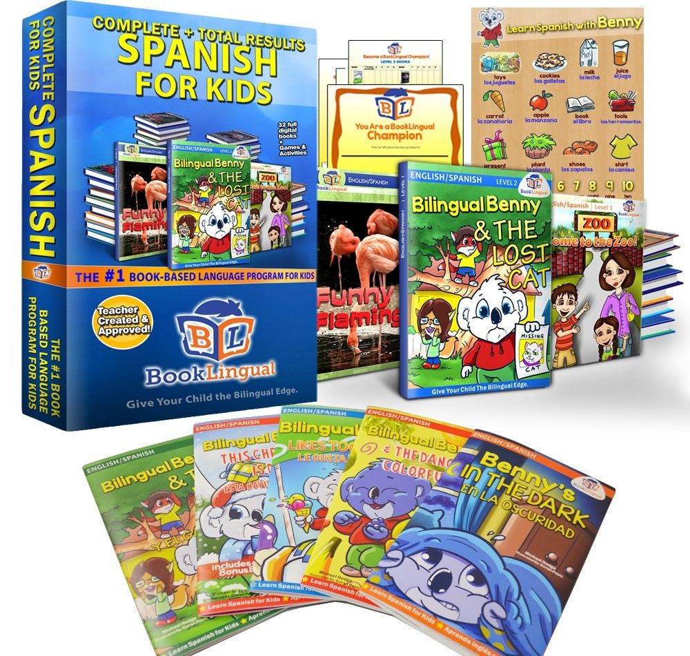 Complete Spanish for Kids Total Learning Course (ages 2-8) - Teacher In Spanish