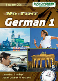 Load image into Gallery viewer, No-Time German Level 1 &amp; 2 Audio Language Lessons
