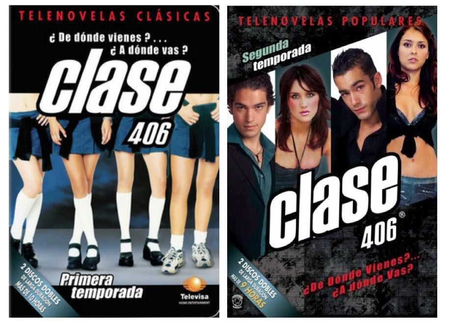 TELENOVELAS* CLASE 406 DVDS Season 1 & 2 * Primera & Segunda Temporada NEW - Teacher In Spanish