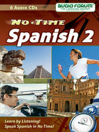 Load image into Gallery viewer, No-Time Spanish Level 1 &amp; 2 Audio Language Lessons
