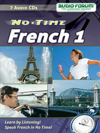 Load image into Gallery viewer, No-Time French Level 1 &amp; 2 Audio Language Lessons
