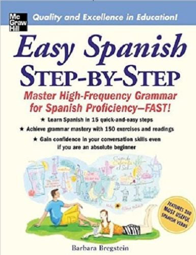 Easy Spanish Step-by-Step by Barbara Bregstein (Paperback) 1st Edition NEW - Teacher In Spanish