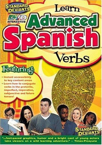 Standard Deviants: Learn Advanced Spanish - Verbs DVD Region 1 - Teacher In Spanish