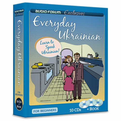 Everyday Ukrainian Book and 10 cd's