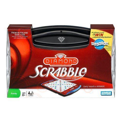 Scrabble Diamond Anniversary Edition Folding Case Board Game