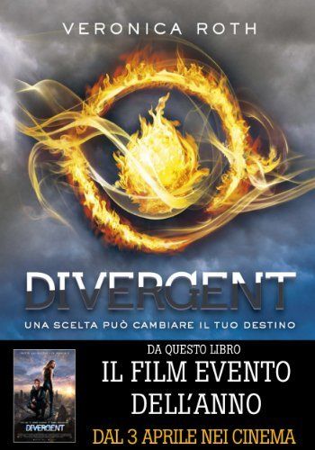 Divergent Book in italian Hardcover Used
