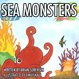 Sea Monsters Bilingual Coloring Book